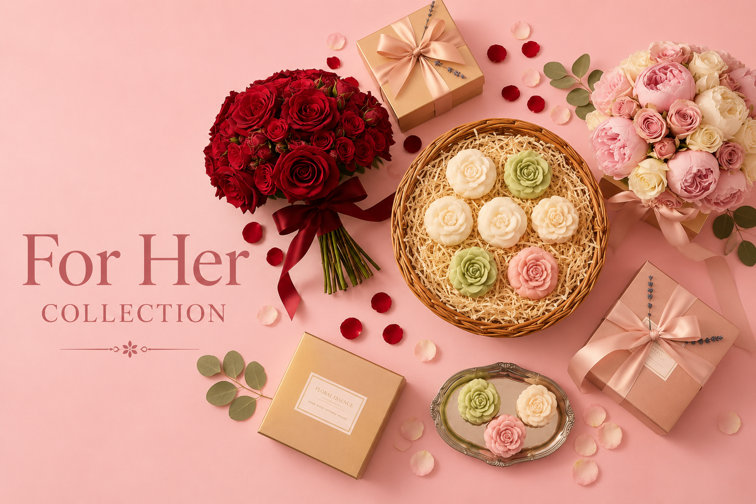 Soap Flowers for Her