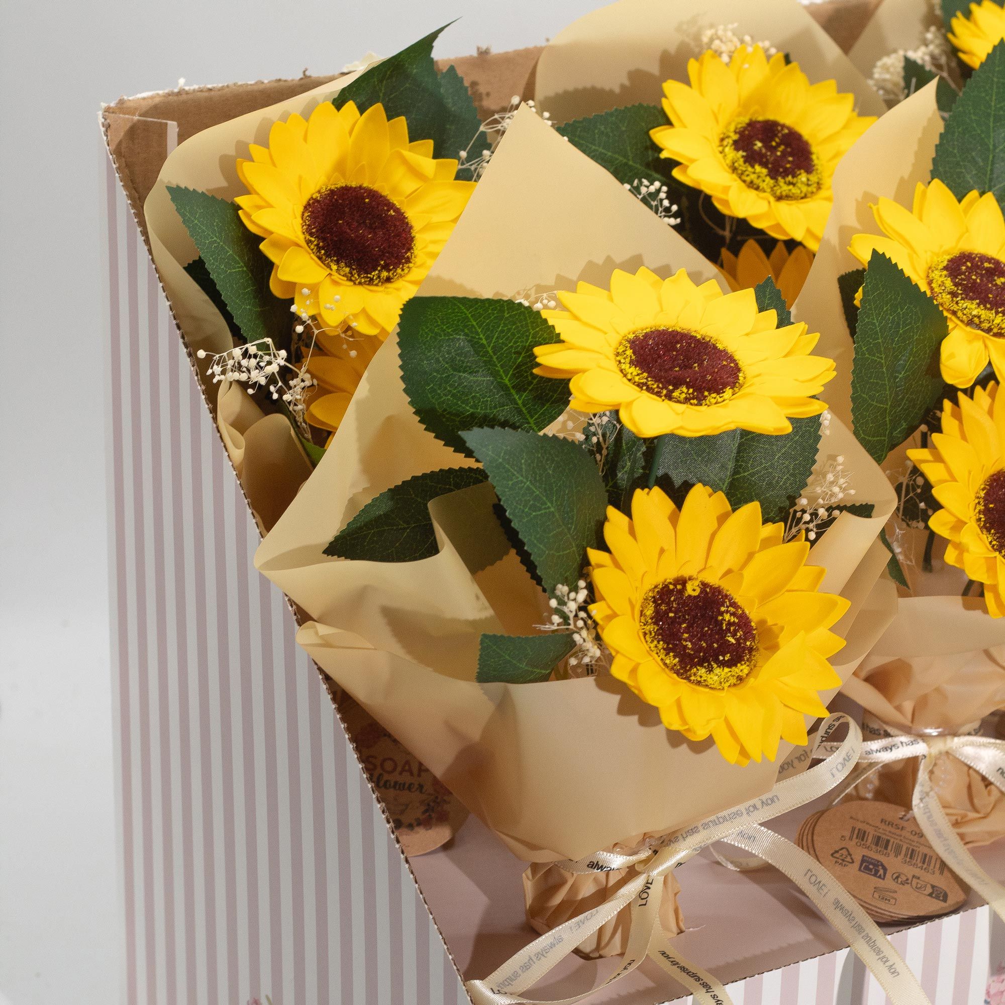 Soap Flower - Two Sunflower Bouquet
