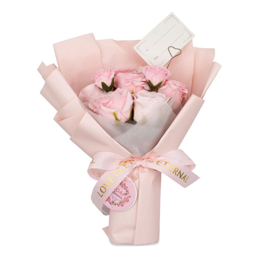 Large Pink Soap Roses Bouquet